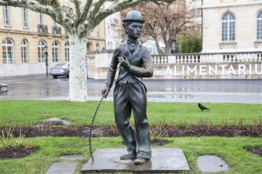 Charlie Chaplin Statue, Vevey, Switzerland