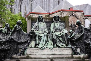Statue of the Van Eyck Brothers