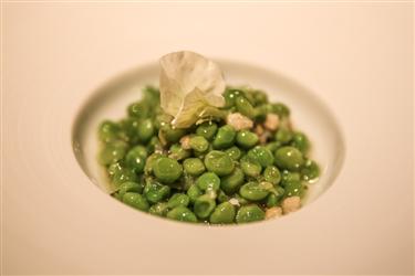 Sant Pau, Maresme Peas “Winter’s Spring”, With Home Made Del Perol Sausage