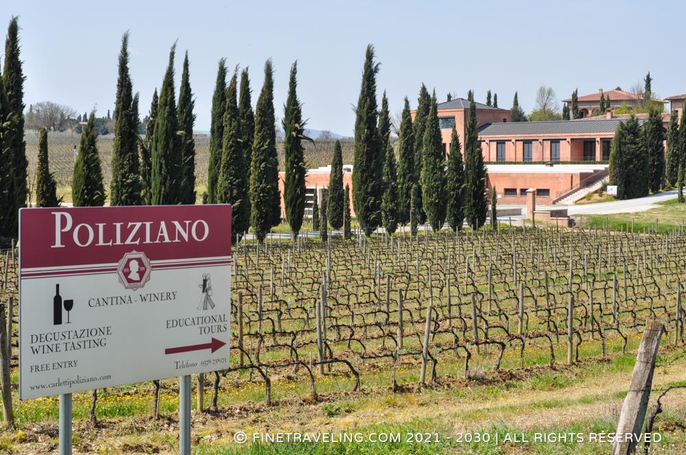 poliziano winery tour